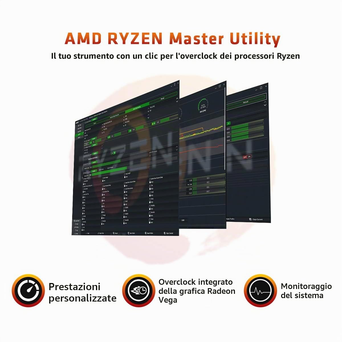 ADVANCED MICRO DEVICES AMD Ryzen 3 3100 Processore (4C/8T, 18 MB Cache, 3.9 GHz Max Boost)