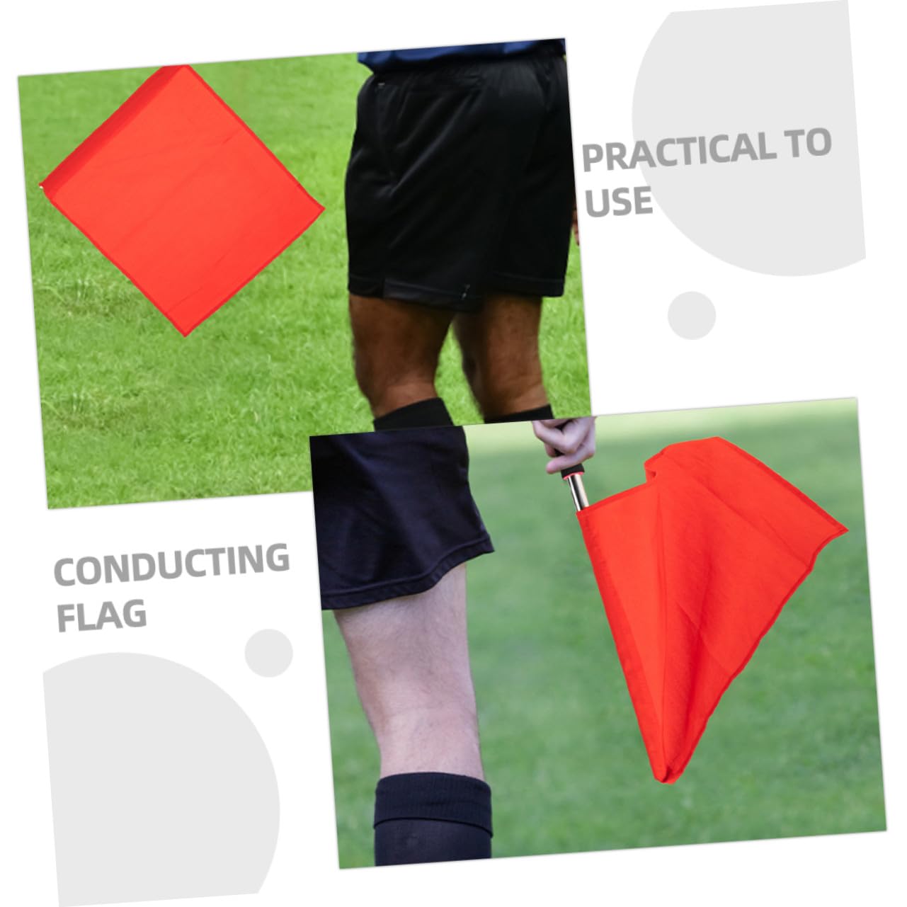 3 Series Banderas De Señalización Para Árbitros Portátiles Y Resistentes Para Competencias Deportivos 5 Piezas X 3