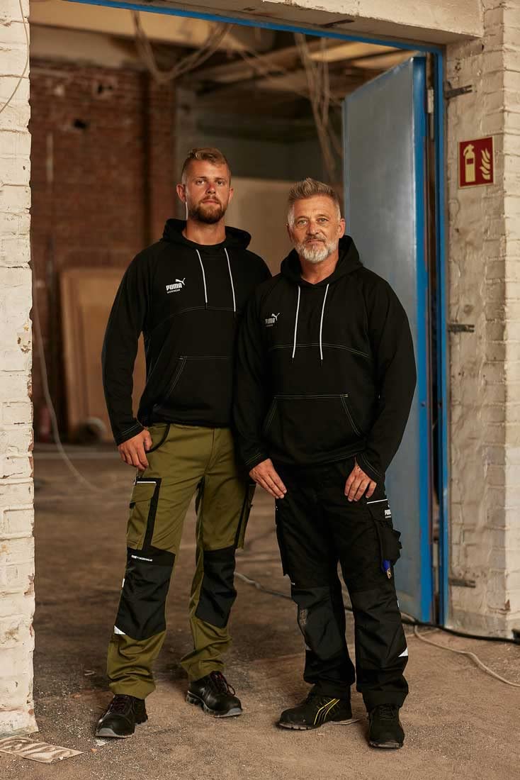 PUMA Workwear Kapuzenpullover - Hoodie mit Kapuze und regulierbarem Kordelzug