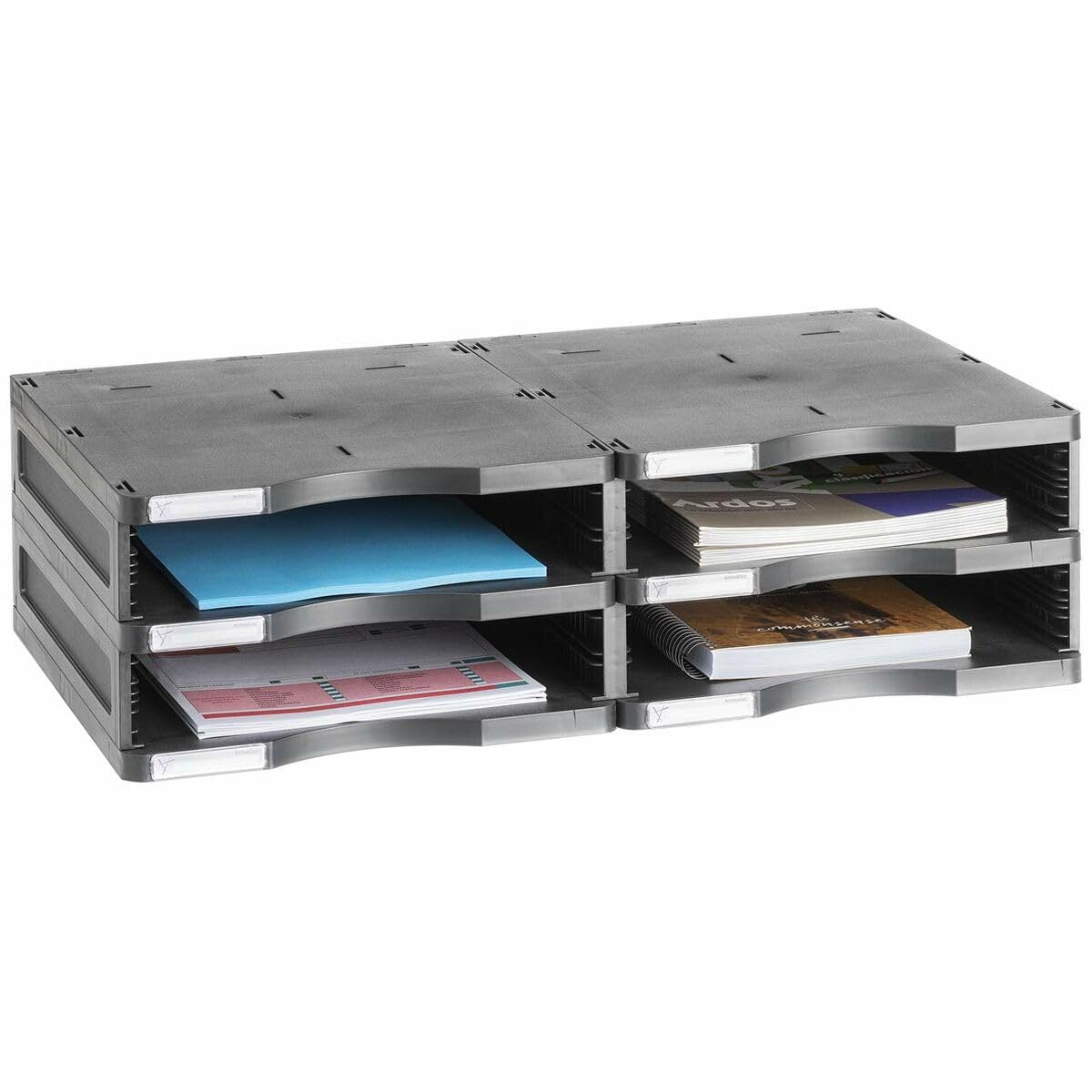 Archivo 2000 - 6522 NE - Clasificador modular Archivodoc 4 huecos formato DIN A4