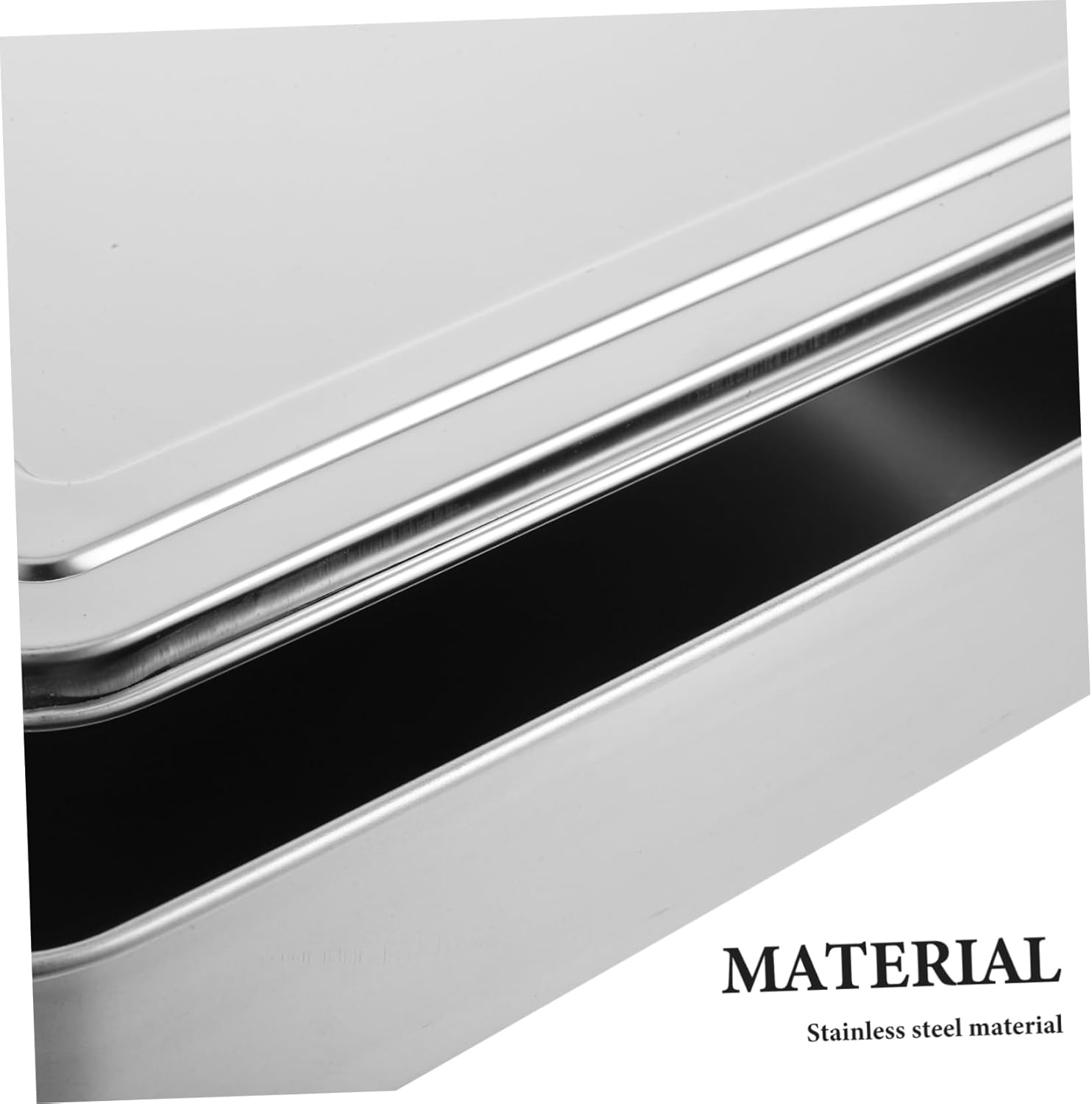 Stainless Steel Cake Pan with Lid Covered Baking Dish for Lasagna Brownies Casseroles Versatile Cookware for Everyday Baking Needs Sleek and Design