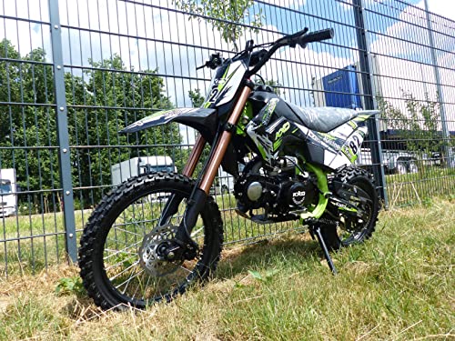 RV-Parts 125ccm Dirtbike Cross Bike Pocketbike KXD 609 4 Takt 4 Gang Manuel 17/14\" Grün RV-Parts 125ccm Dirtbike Cross Bike Pocketbike KXD 609 4 Takt 4 Gang Manuel 17/14\" Grün
