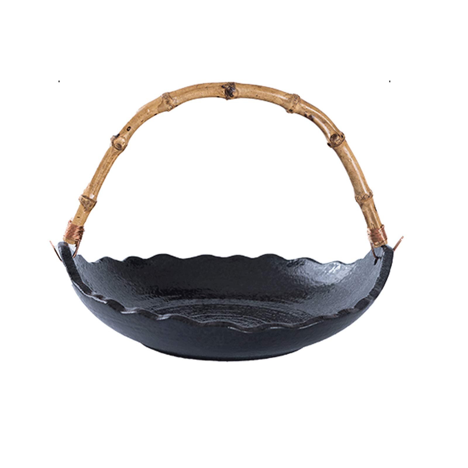 IROEJT Countertop Fruit Bowl Fruit Basket - Salad Serving Bowl -Ceramic Fruit Bowl, For Storing & Organizing Vegetables, Eggs, And More | Fruit Basket For Counter Or Hanging Fruit Basket ，C