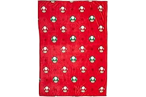 Franco Kids Bedding Super Soft Micro Raschel Throw Blanket Featuring Super Mario...