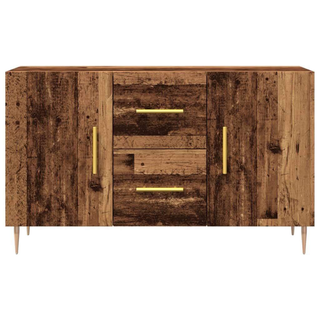 Credenza effetto legno anticato, 100 x 36 x 60 cm, comò