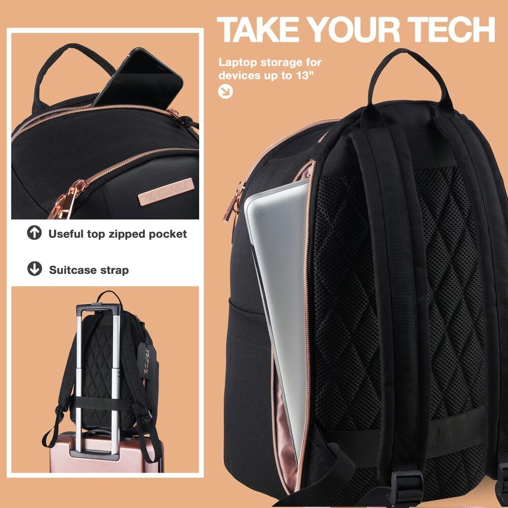 Travel Hack Collection akcesoria podróżne, Czarny, Underseat Backpack - 40x20x25cm
