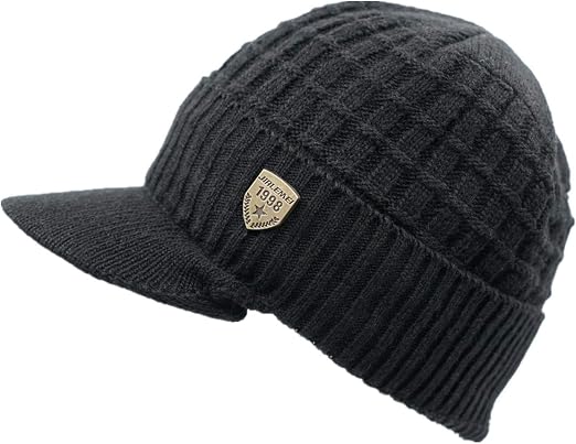 LLmoway Men Women Winter Knit Hat with 
