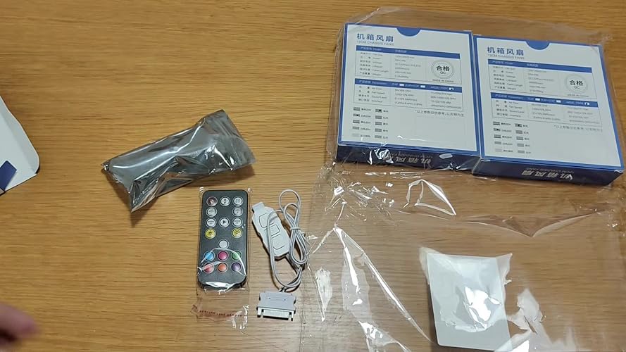 Tomedeks 3 Pezzi RS120 ARGB 120mm PWM Ventola con 1 Telecomando
