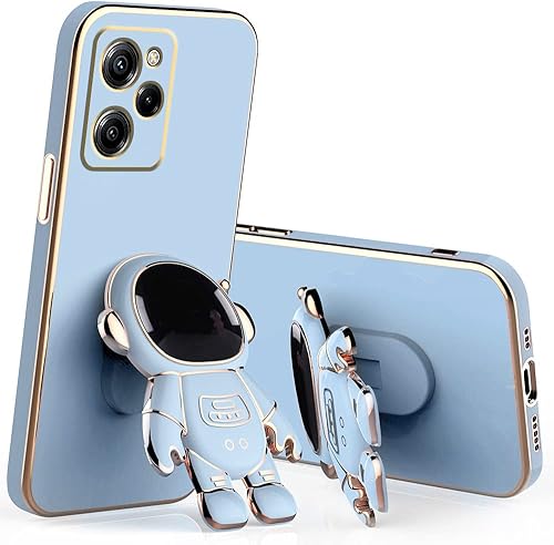 Funda de silicona para Poco X5 Pro 5G con lindo soporte de astronauta, a prueba de golpes, Xiaomi Poco X5 Pro 5G, bonita funda para mujer con diseño