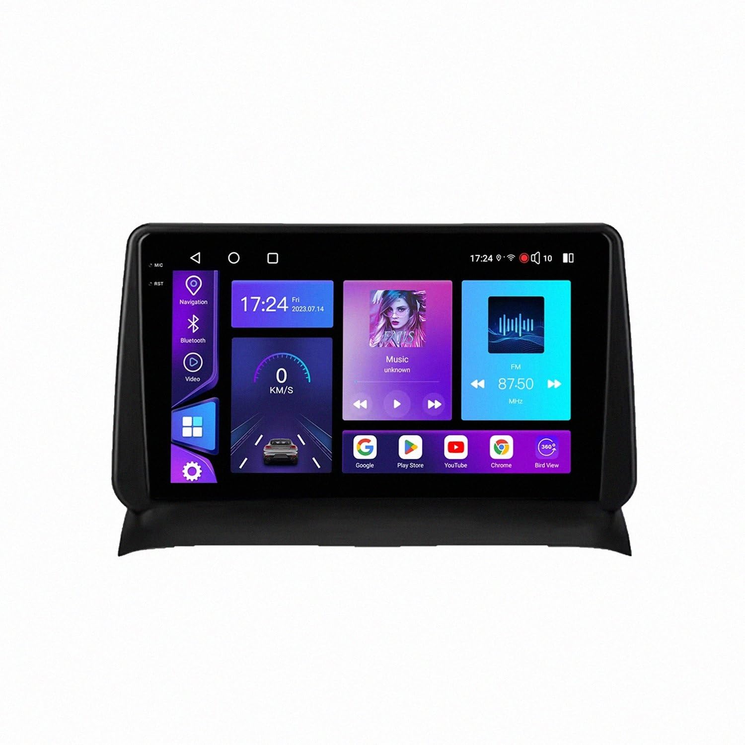 Pantalla Carplay para VW Scirocco autoradio táctil con Bluetooth 8
