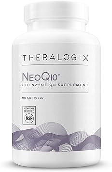 Theralogix NeoQ10 Coenzyme Q10 Supplement - Heart Health & Fertility Support - CoQ10 Fertility Supplement for Men & Women* - NSF Certified - 90 Softgels 90-Day Supply