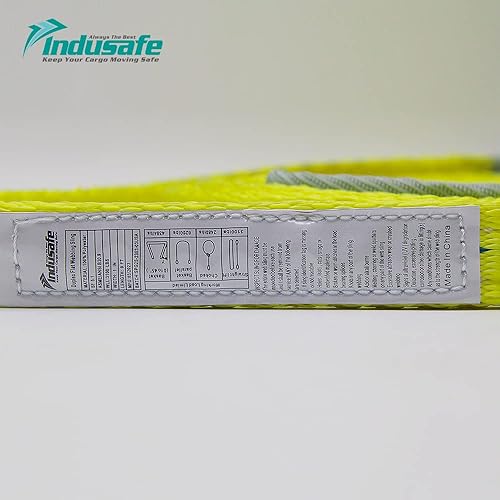 Miniatura 8 de 2 "x 3' Poly Web Sling Correa de elevación para la construcción 6200lbs Vertical para aparejar movimiento remolque elevación equipo de trabajo