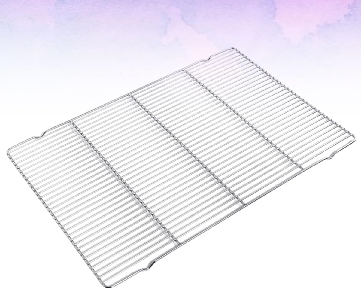 Grill Cake Pan Bbq Wire Mesh Kitchen Baking Rack Sturdy Stainless Steel Bbq Grill Net