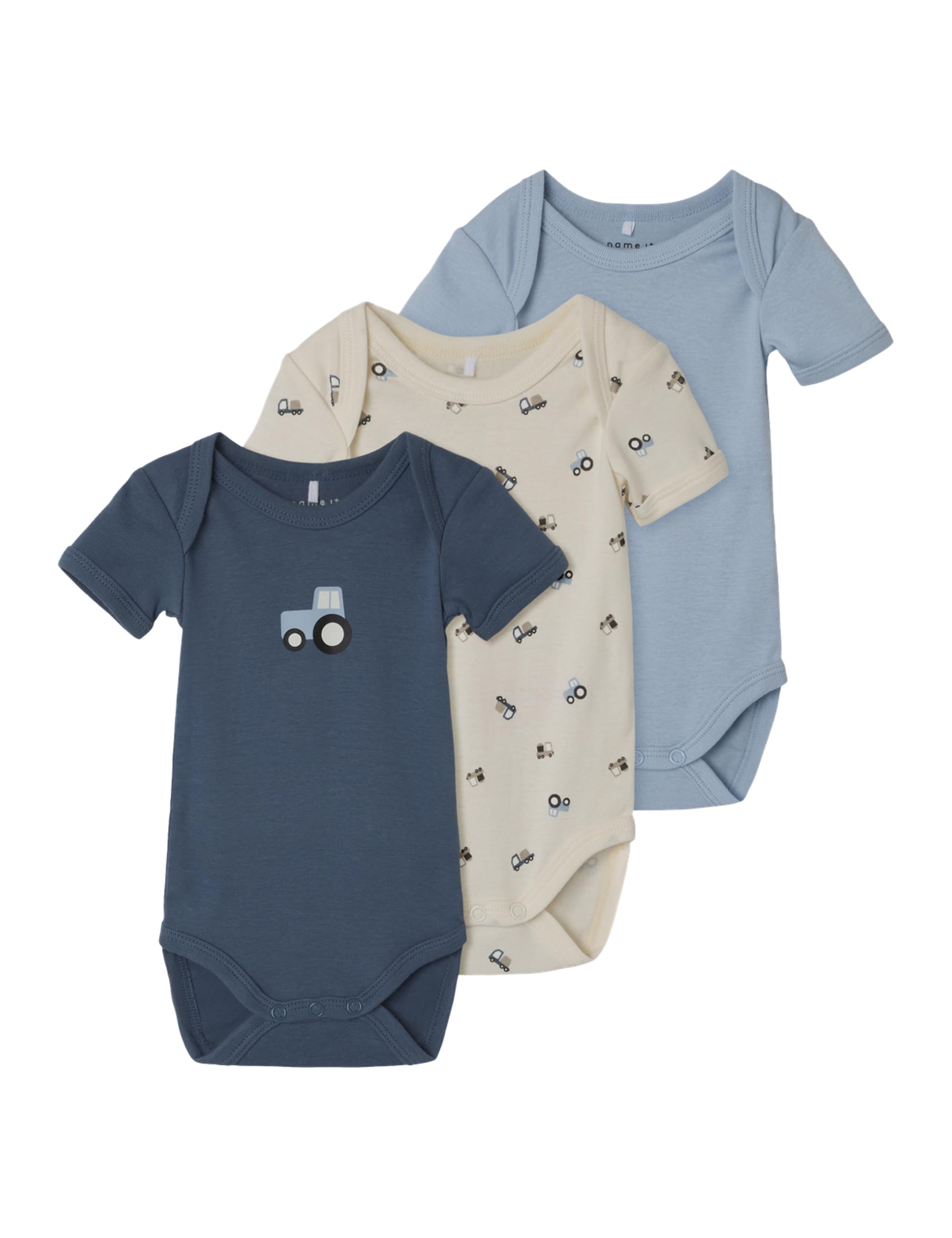 Name it baby Męskie Jet Stream Nbmbody 3P SS Tractor Noos, numeric_92 (zestaw 3 szt.), Jet Stream, numeric_92