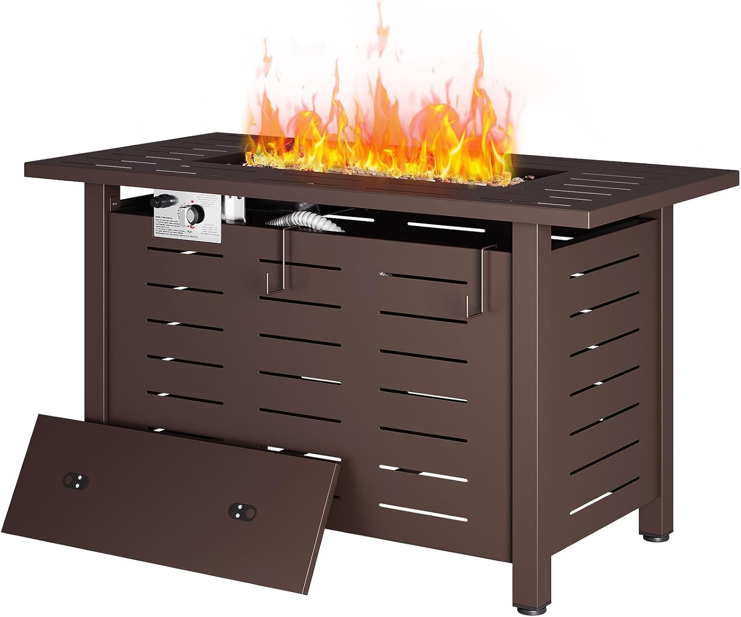 Aoxun 41" Propane Fire Pit Table