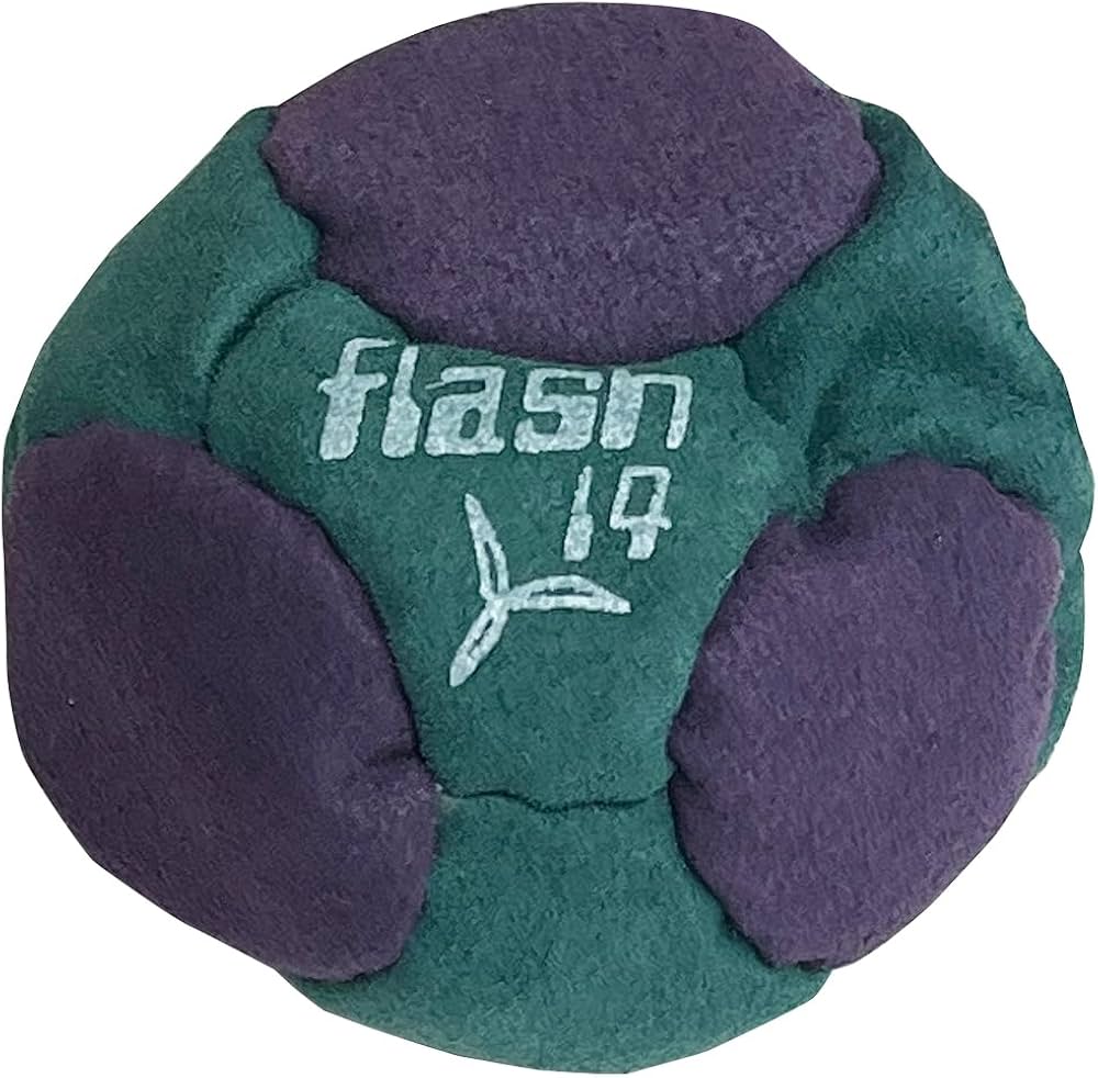 Amazon.co.jp: HATAS サンド フットバッグ 14面 FLASH パープル