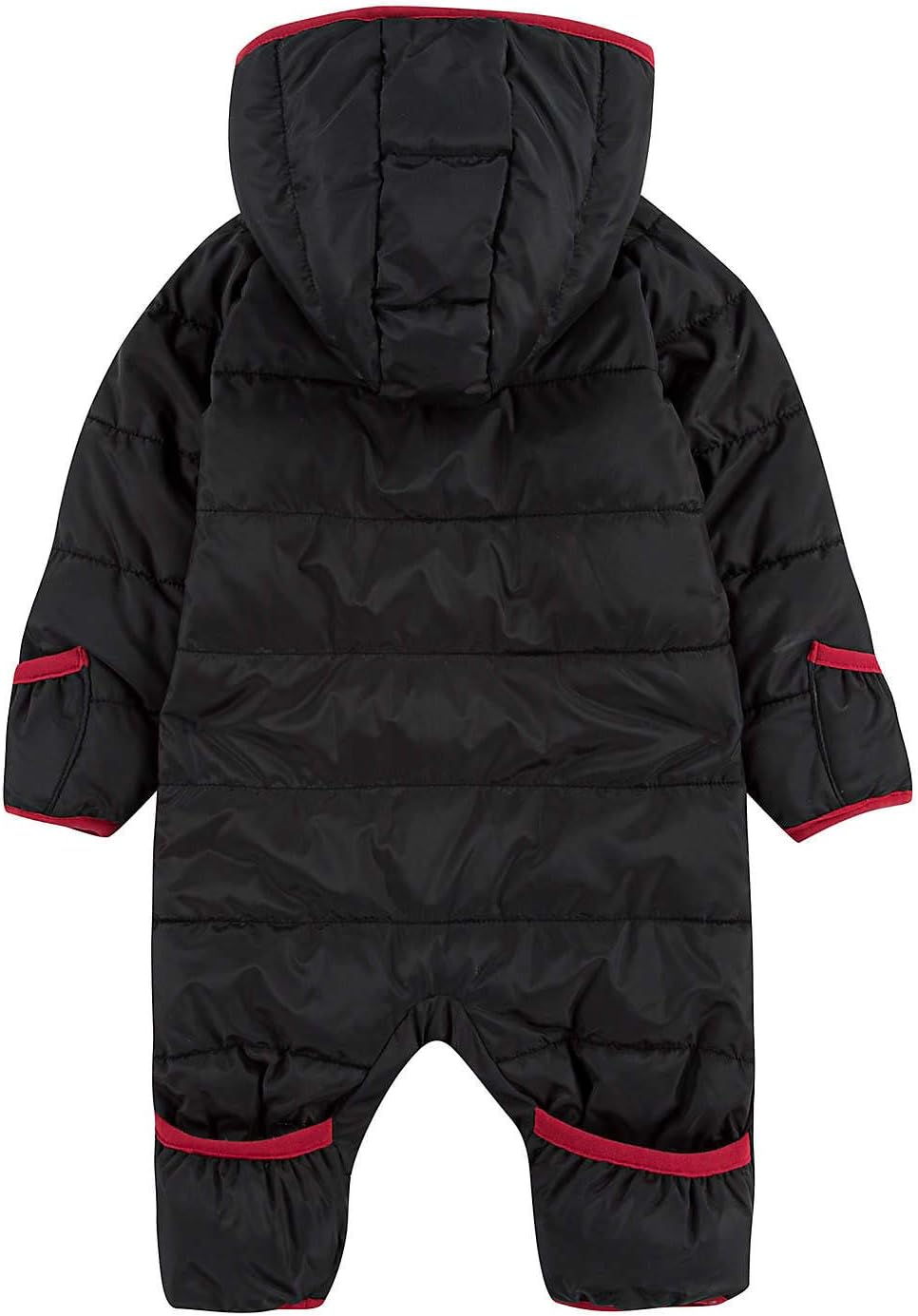 Jordan Baby`s Jumpman Puffer Snowsuit (Black(556578-023)/Red, 3 Months)