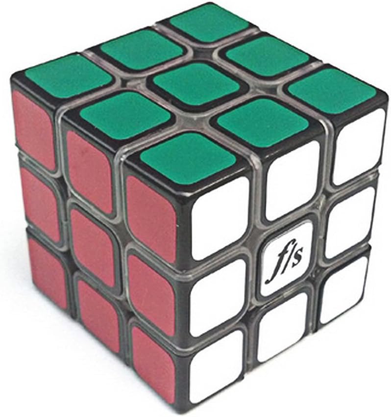 Formulatoys Fangshi Mini Shuang Ren 3x3x3 54.6mm Magic Cube Black Face on Crystal Core