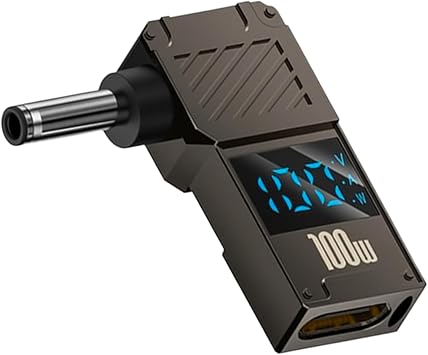 Poyiccot USB Type C - DC 3.5x1.35mm   100W PD 20V & 5A USB C to DC   LED     USB C -   1