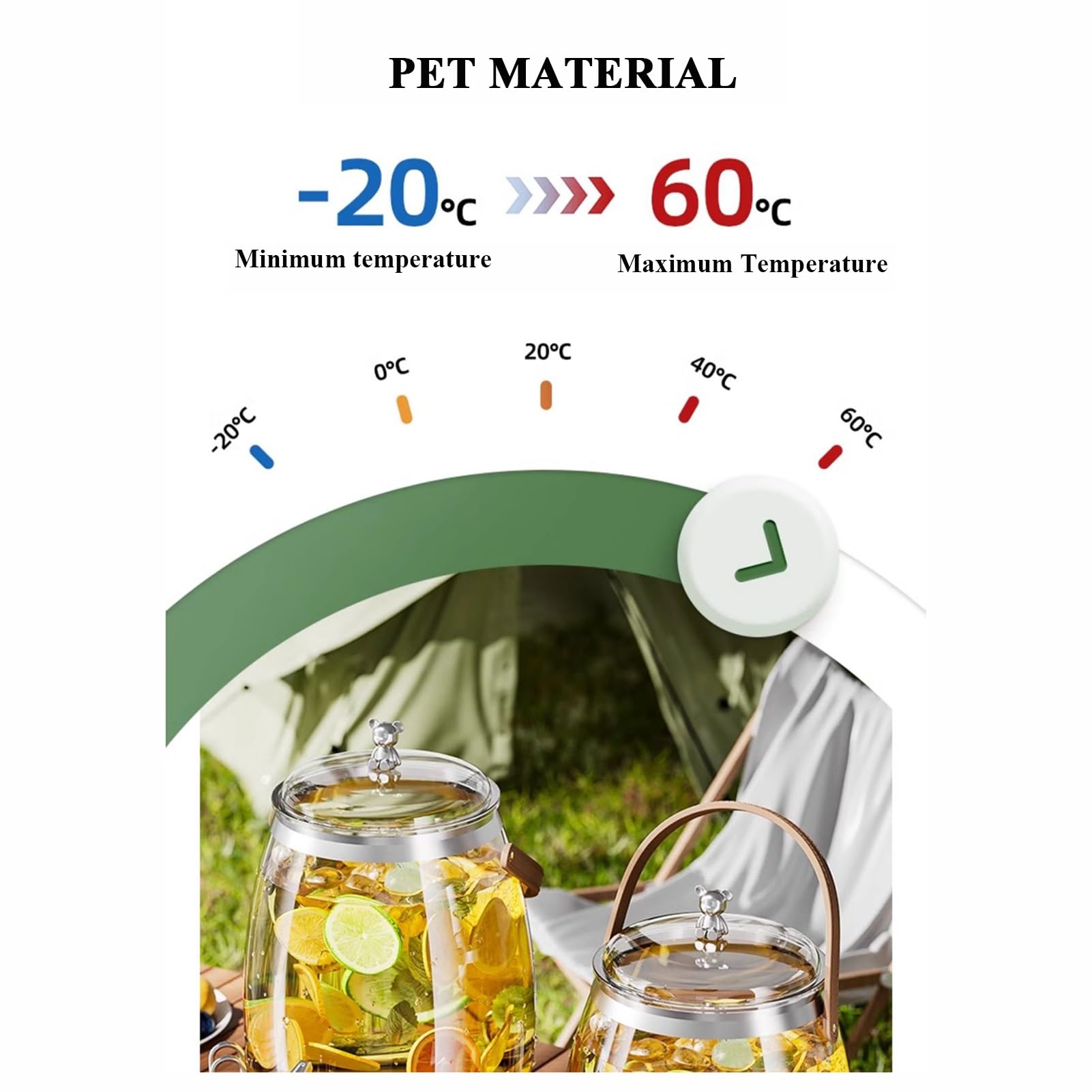 Dispensador de Bebidas de Vidrio con Soporte y Tapa, Grifo de Acero Inoxidable A Prueba de Fugas, Dispensadores de Bebidas para Frigorífico, Dispensador de Limonada(9L)