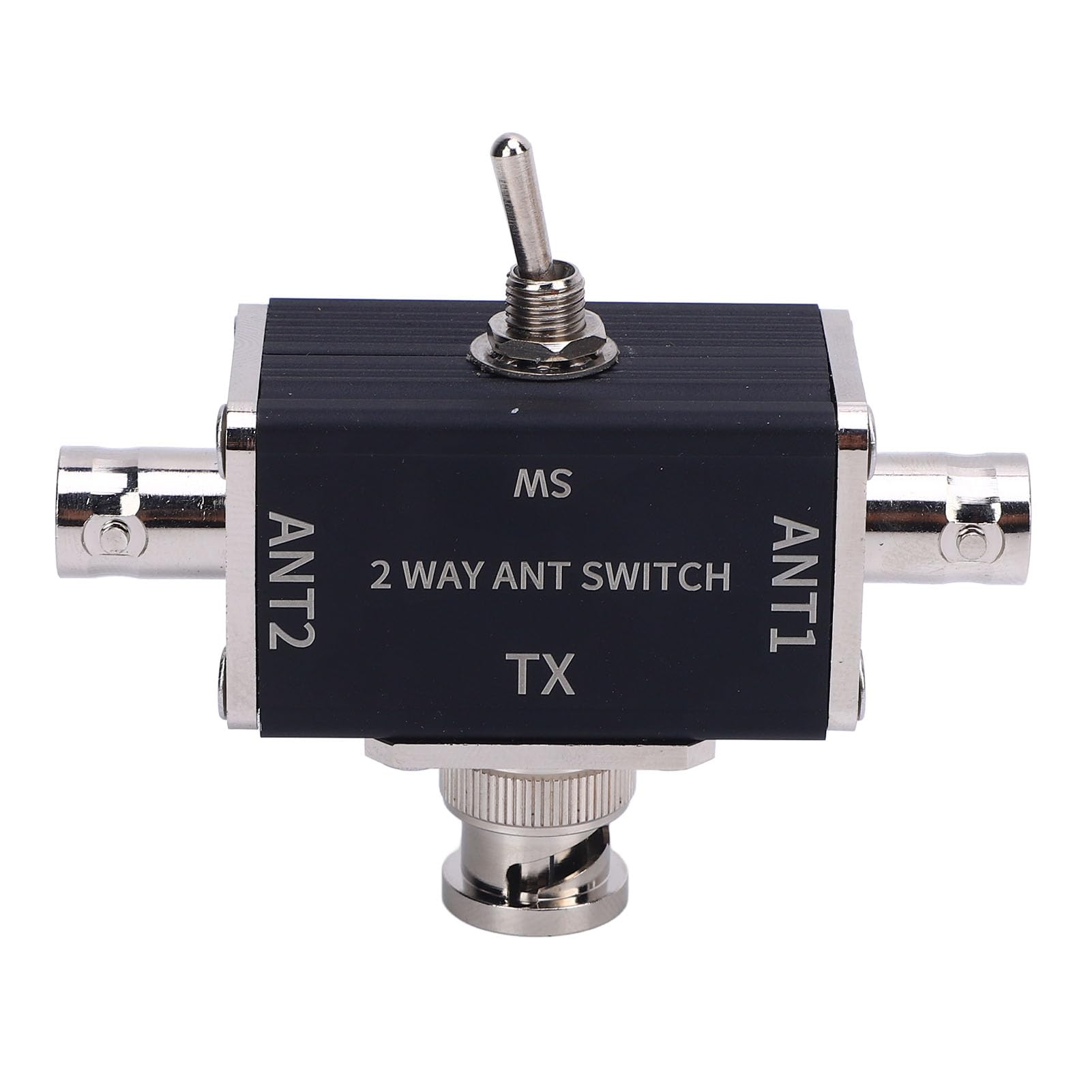 Continción Coaxial de Antena de Jamón CB 2 Formas, Conmutación Coaxial de 2 Posición con Conector BNC 100W 1 a 30MHz Rango, 1 Entrada 2 Salida