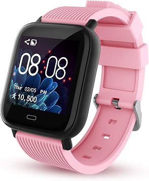 GOKOO Smartwatch Deporte para Hombre Mujer Impermeable Reloj Inteligente  con Monitore de Actividad Monitor de Frecuencia Cardiaca Podómetro Monitor  de Sueño Multifunción para Android e iOS (Rosa) : Amazon.es: Electrónica
