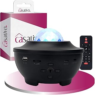 Magischer Laser-Sternenhimmel-Projektor mit Bluetooth Lautsprecher, WiFi, Sprachsteuerung & App-Steuerung mit Tuya oder SmartLife