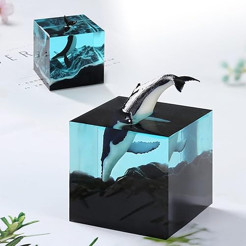 Miniatura 5 de Moldes de resina cuadrados grandes moldes de fundición de silicona de cubo grande para bricolaje de resina epoxi moldes de silicona cuadrados