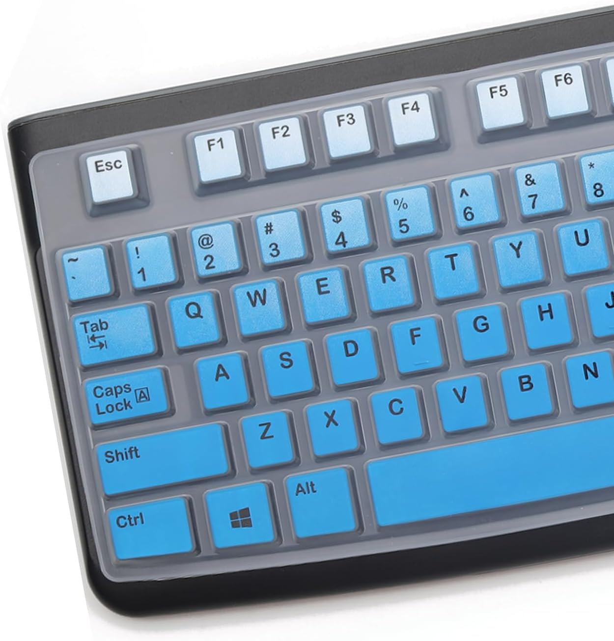 MUBUY Keyboard Cover & Skin Protector for Logitech MK120 - keyboard Protective Skin, US Layout image 2