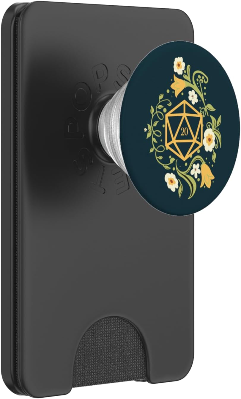Nerdy D20 Dice Set Plants and Succulents Geeky PopSockets PopGrip for MagSafe