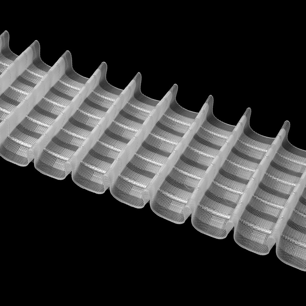 Oz-Is Dar Tekstil Gardinenband 50 Meter Bleistiftfalte 100 mm, Multitaschenband 1:2.0, 100% Polyester, Transparent Faltenband zum Annähen für Vorhänge und Gardinen 4338MP