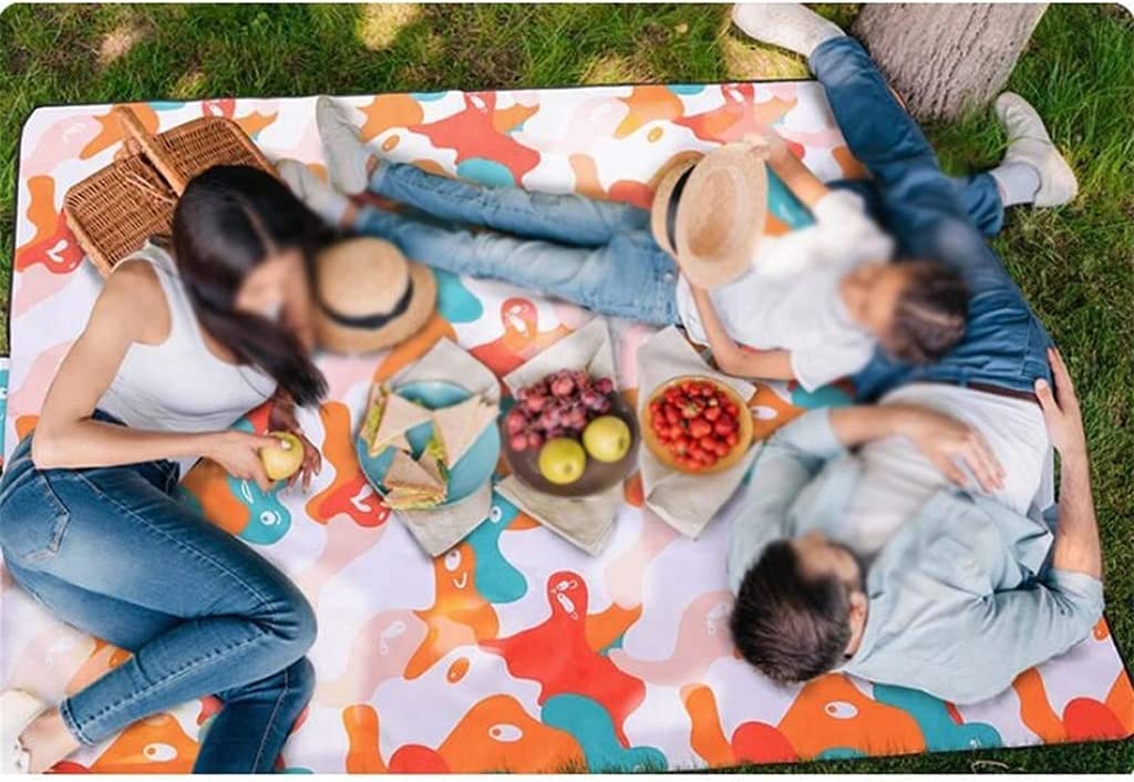Koc Piknikowy Zewnętrzny przenośny koc piknikowy, wodoodporne zagęszczone koce mata kempingowa do parkowania na piesze wycieczki Mata Outdoorowy