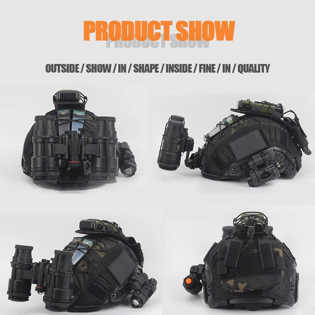 Amazon.co.jp: タクティカルエアソフトファストヘルメット、ナイト