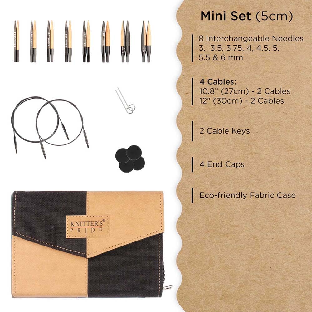 Zestaw drutów wymiennych Knitter’s Pride Day & Nite Mini 5 cm – 8 rozmiarów