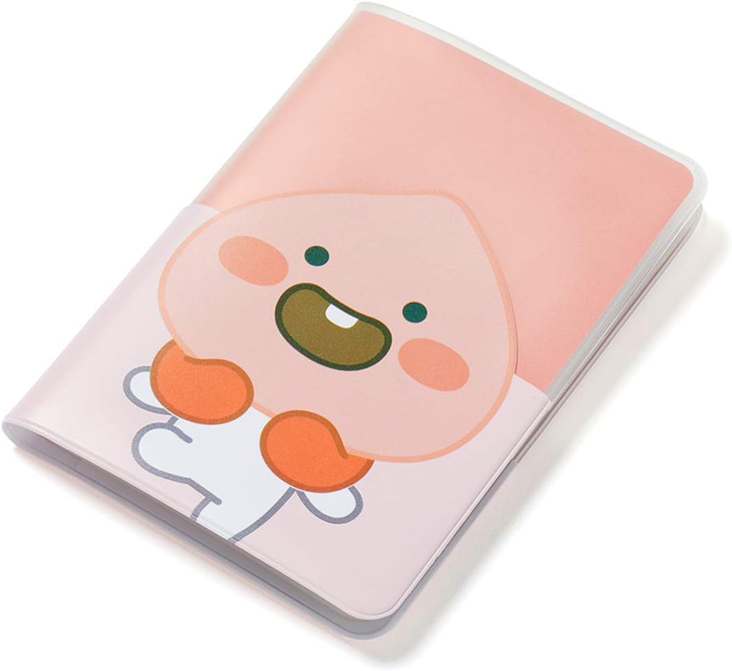  | KAKAO FRIENDS Official- Little Friends Clear Passport Cover (Apeach) | Passport Covers