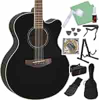Yamaha CPX600 アコースティックギター Amazon.com: Yamaha CPX600 BL Acoustic-Electric Guitar, Black
