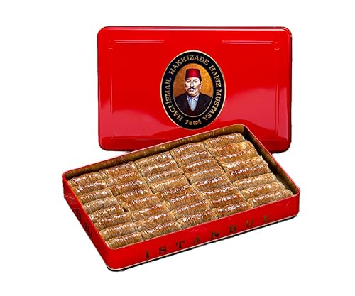 Miniatura 98 de Hafiz Mustafa 1864 Istanbul Baklava - Caja de pastelería - Bocadillos de postre de Baklava horneados hechos de hojas de masa filo fresca, pistacho