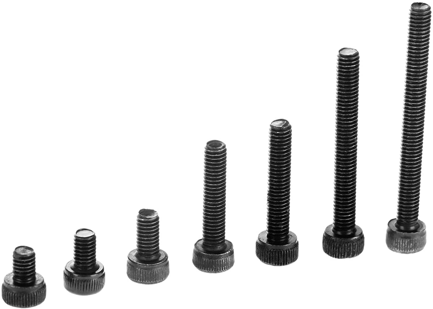 BATLAM 50Pc Negro M3 12.9 Grado Tornillo de Hierro Tornillo de Cabeza Hueca Hexagonal Sujetador de Muebles M3 * 4 mm / 5 mm / 6 mm / 14 mm / 16 mm / 25 mm / 30 mm (Tamaño : M3x25mm) (M3x25mm)