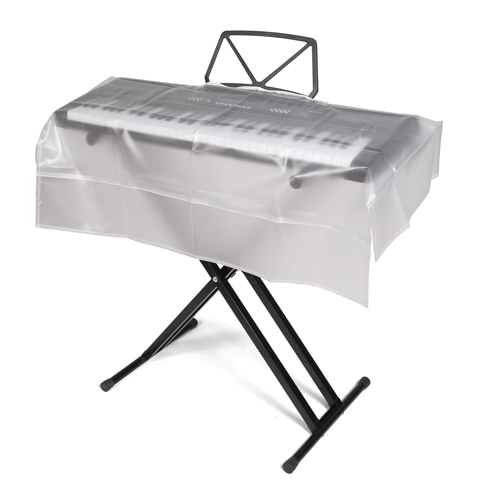 Keyboards Cover, Piano Keyboard Dust Cover 88 Key, Transparent Piano Music Dirt Proof Cover with Zipper Opening, Electronic Keyboard Waterproof Cover, Protective Cover