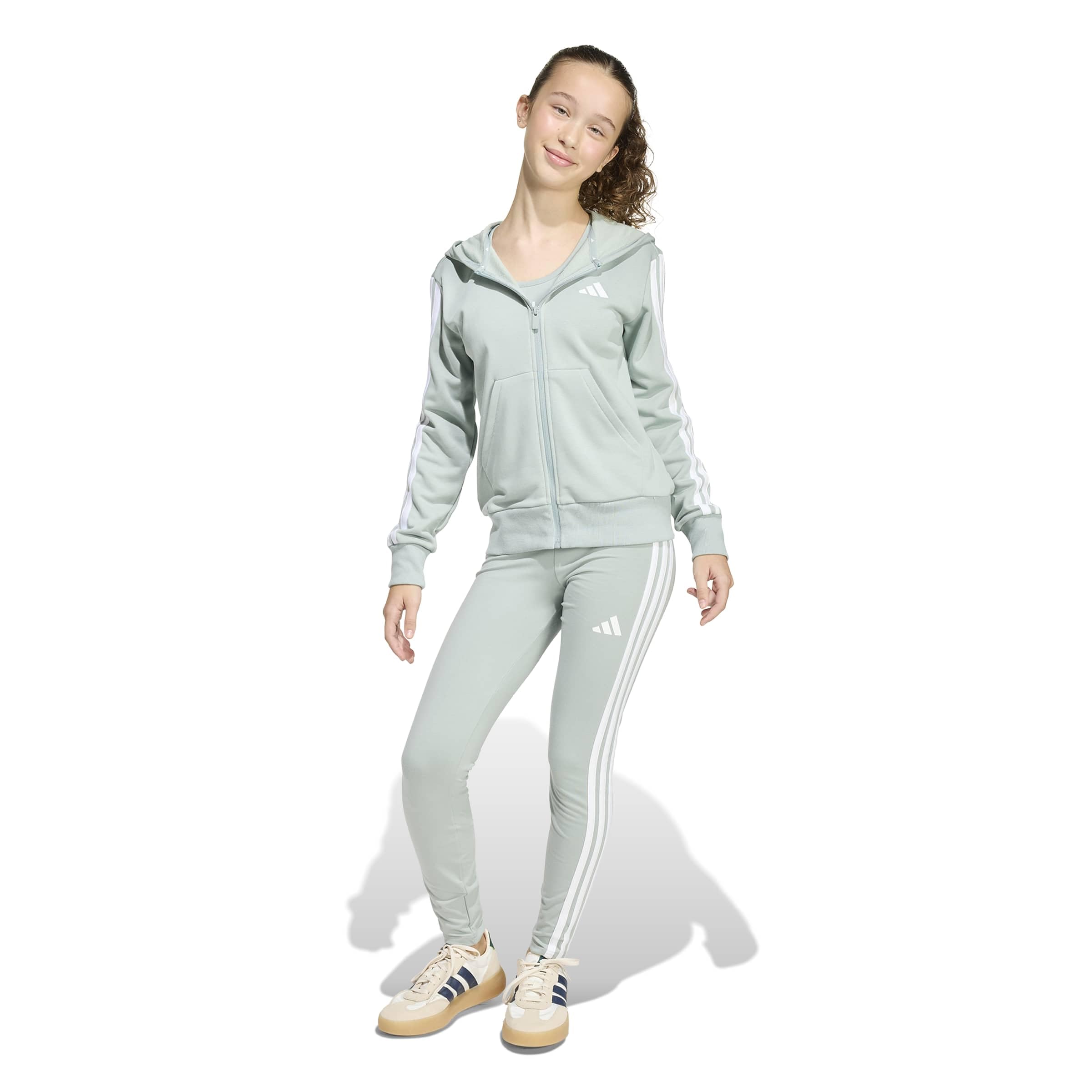 Adidas Essentials Chaqueta Deportiva con Capucha y Cremallera
