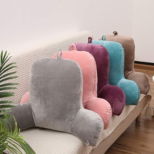 Miniatura 8 de Gatuida Almohada de respaldo reclinable de oficina para silla, cama, almohada de lectura, cojín de lectura para cama, cojín de lectura, cojín de