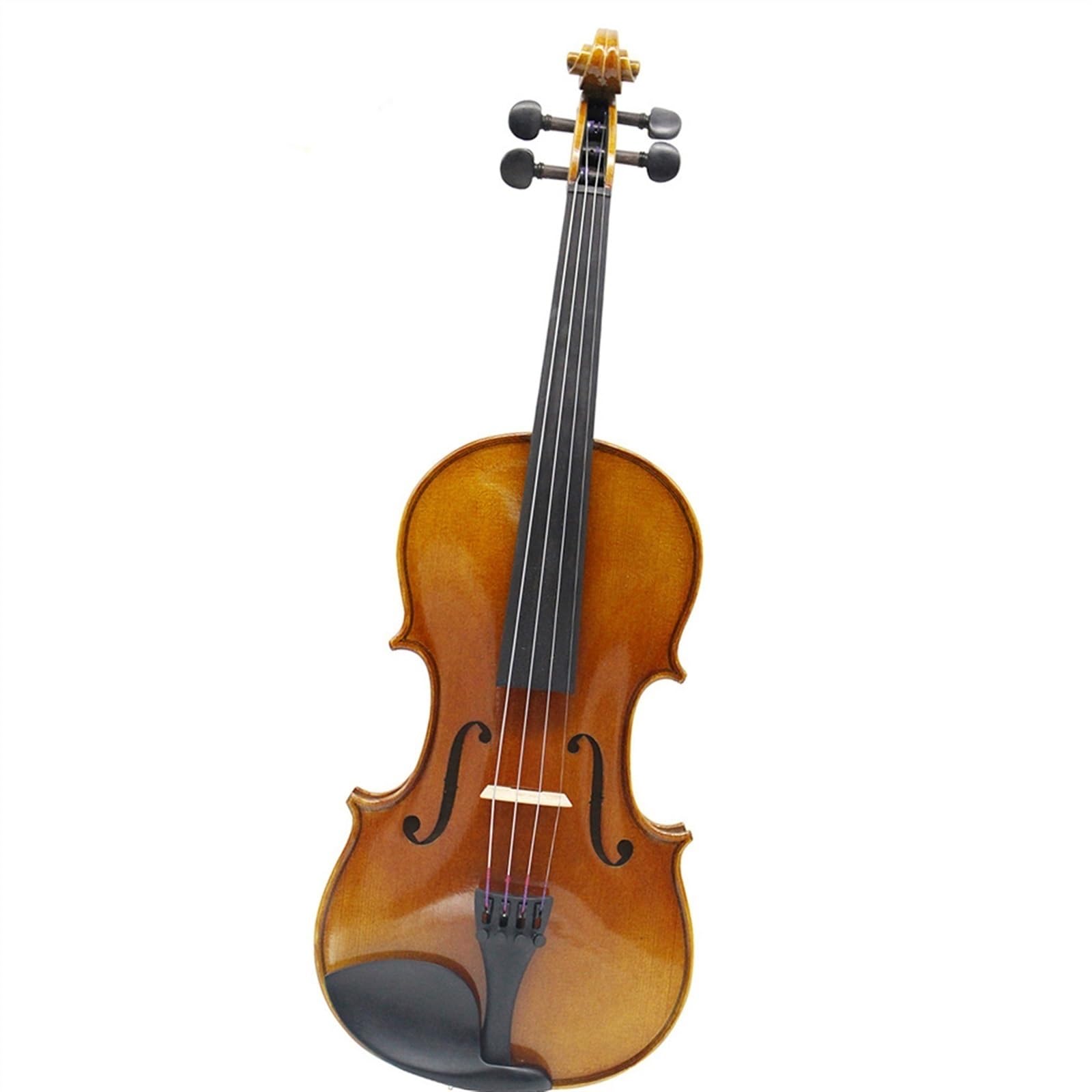 Violín Para Principiantes Violín Lacado Hecho A Mano Con Panel De Pino Y Aros Y Fondo De Arce(1/8)