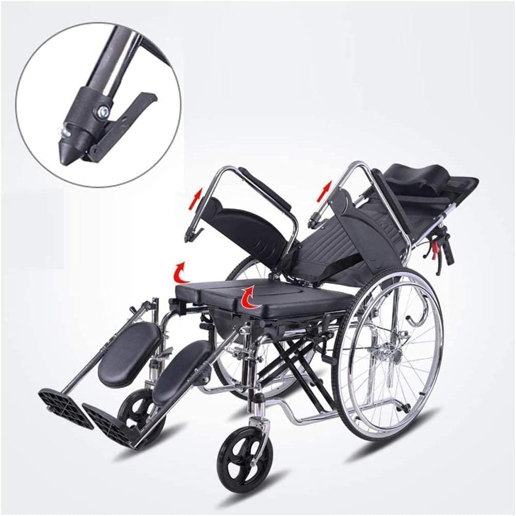 自走用車椅子 黒 ナイロン製 フットレスト付き 自走用車椅子 黒 ナイロン製 フットレスト付き