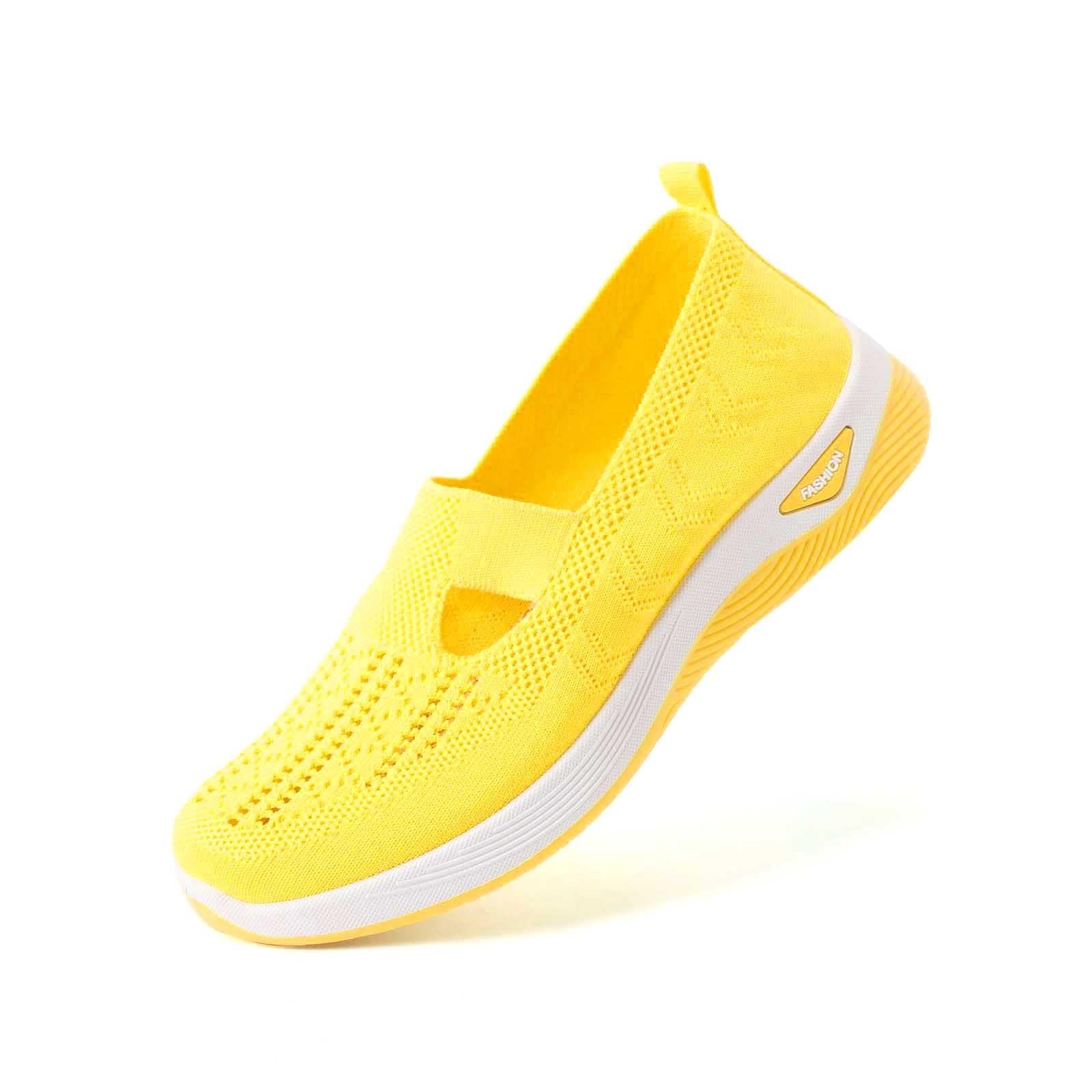 Scarpe Ortopediche Donna Senza Lacci Morbida Sneakers Scarpe da Ginnastica Traspirante Antiscivolo Leggere Scarpe da Corsa Estive Comode