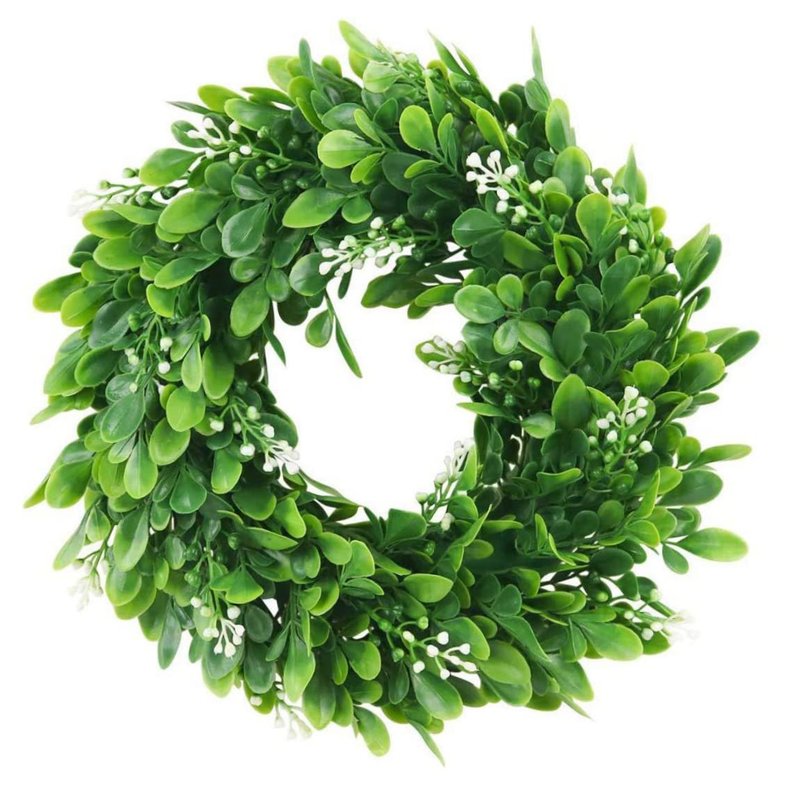 Guirlande d'eucalyptus artificielle couronne murale premium