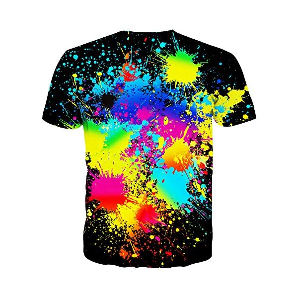 Hgvoetty Unisex Stylish 3D Printed Graphic Short Sleeve T-Shirts for Women Men - Image 3