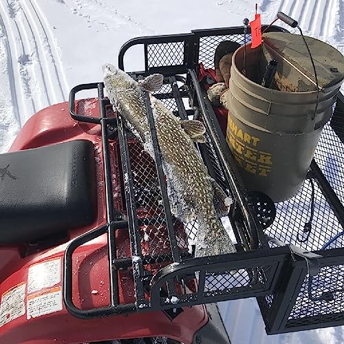 Titan Ramps Atv Utv Universal Rear Drop Cargo Basket Rack Hunting, Fishing, Trail Maintenance, Easy To Install #TOP7