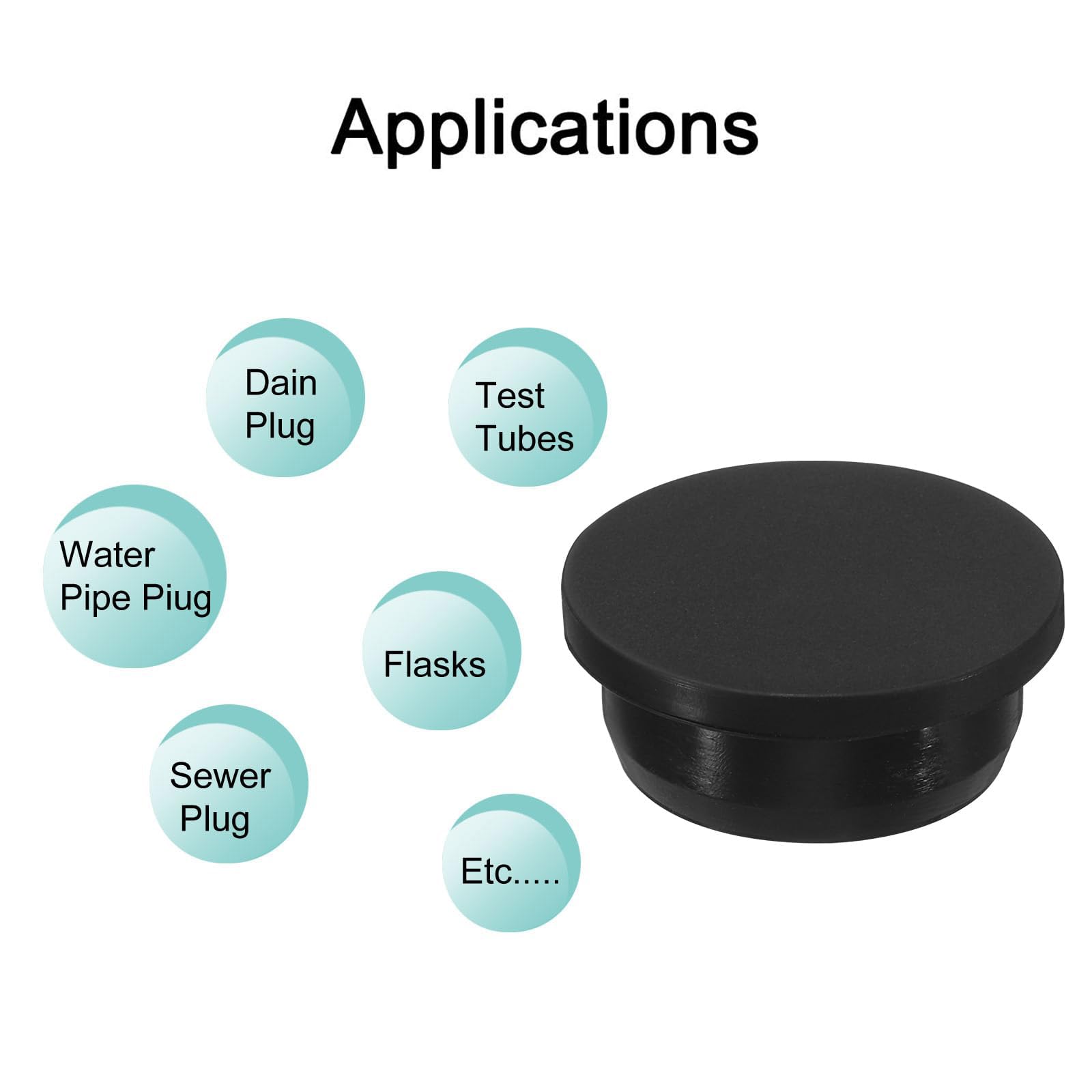 TA-VIGOR 4Pcs Silicone Hole Plugs, 34.8mm Diameter Hole Stoppers - Image 4