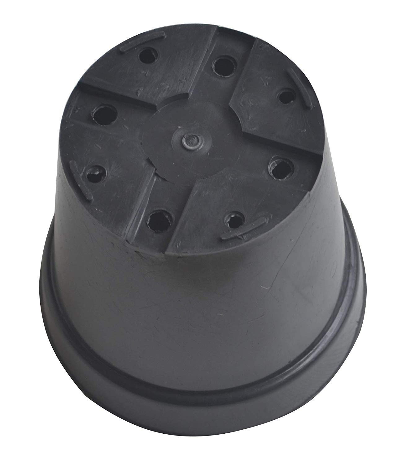 PlantaZee Black Planter Pots - 10 Pack -3 PlantaZee Black Planter Pots - 10 Pack -3