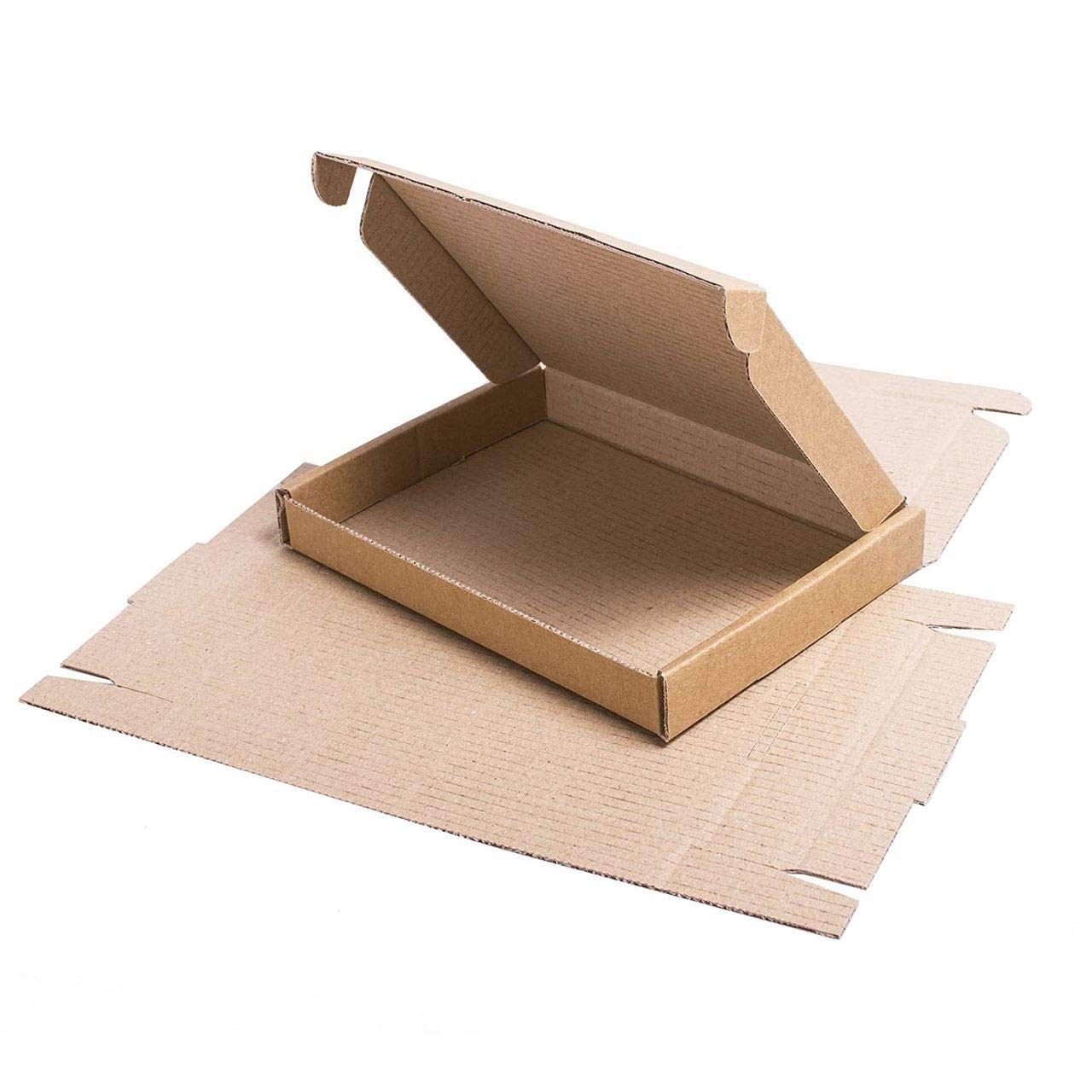 20 x DL Size Brown Boxes RM Large Letter Postal Cardboard Shipping Mailing Box Size (216mm x 110mm x 21mm) (8.5" x 4.3" x 0.8") โ image 1